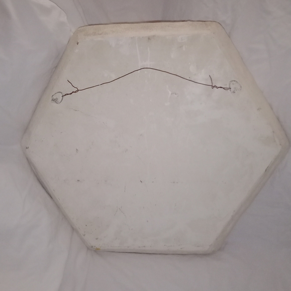 Mid Century Chalkware Victorian Dancing Couple 14 1/2" by 16 1/4" - Picture 3 of 4